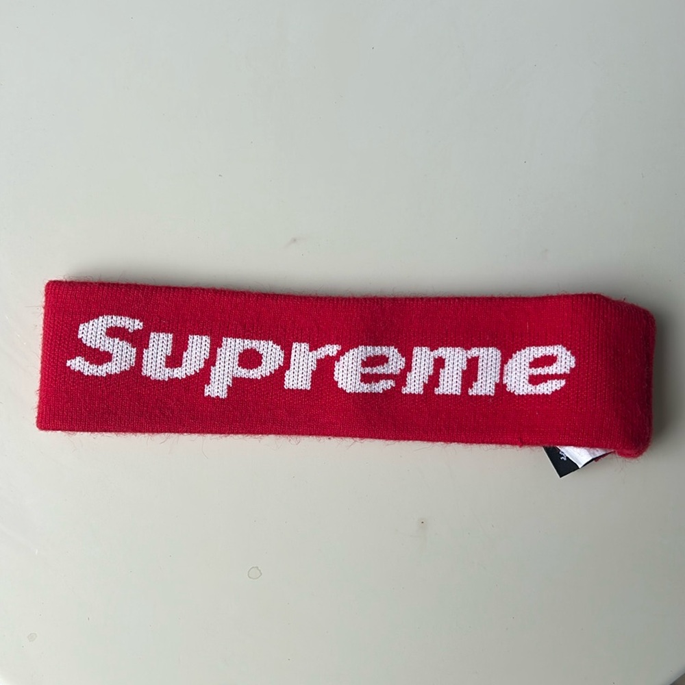 SUPREME X New Era Logo Headband One Size Pre-Owned